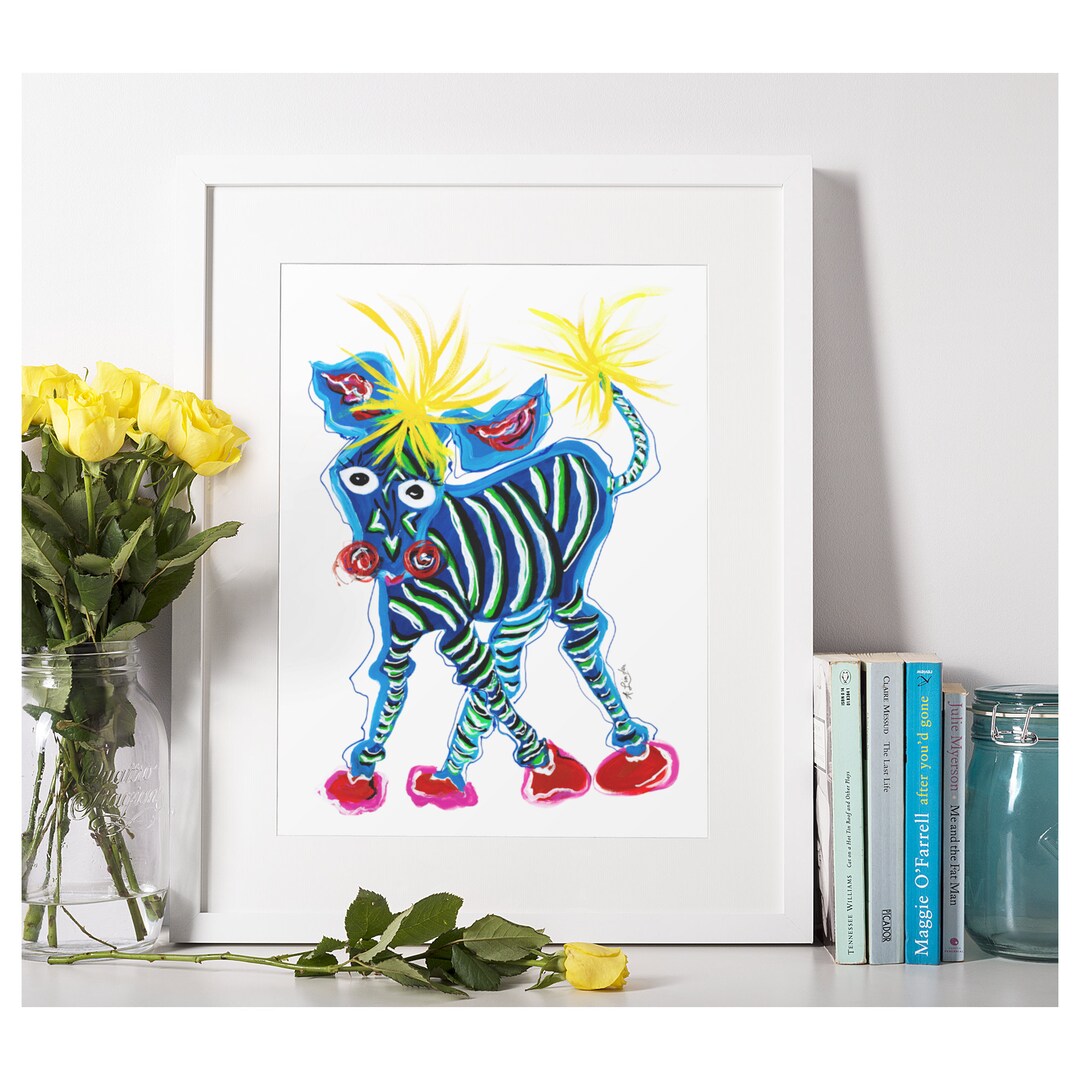 Zebra Nursery Decor - Boy and Girls' Decor - Nursery Art - Animal ...