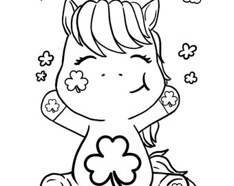 Shamrock Coloring Page