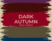 Dark (Deep) Autumn Season Digital Color Palette