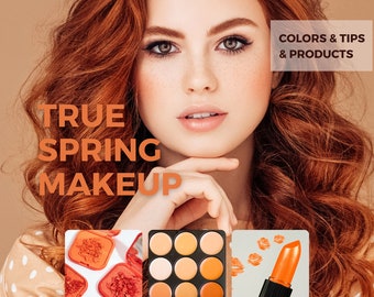 True (Warm) Spring Color Season Makeup Guide