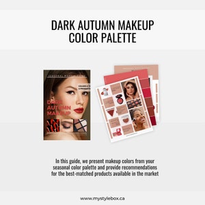 Dark (Deep) Autumn Color Season Makeup Guide