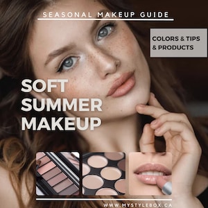 Guía de maquillaje de temporada de colores suaves de verano