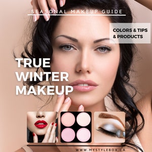 True Winter Color Season Makeup Guide - Etsy