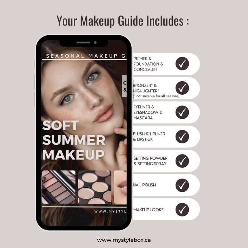 Soft Summer Color Season Makeup Guide