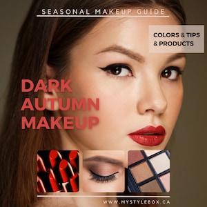 Dark (Deep) Autumn Color Season Makeup Guide