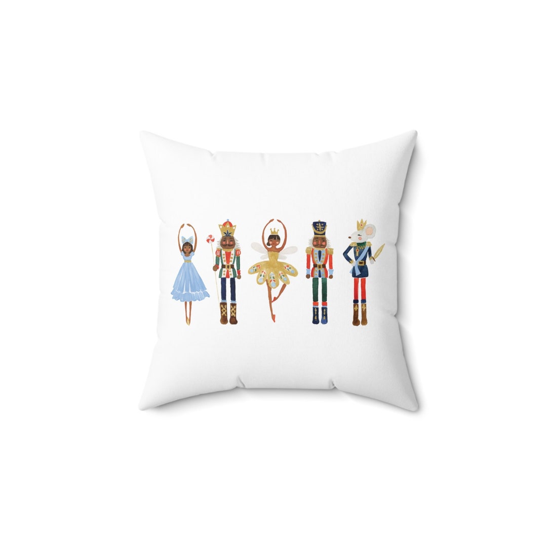 Nutcracker Christmas Throw Pillow African American Christmas Etsy
