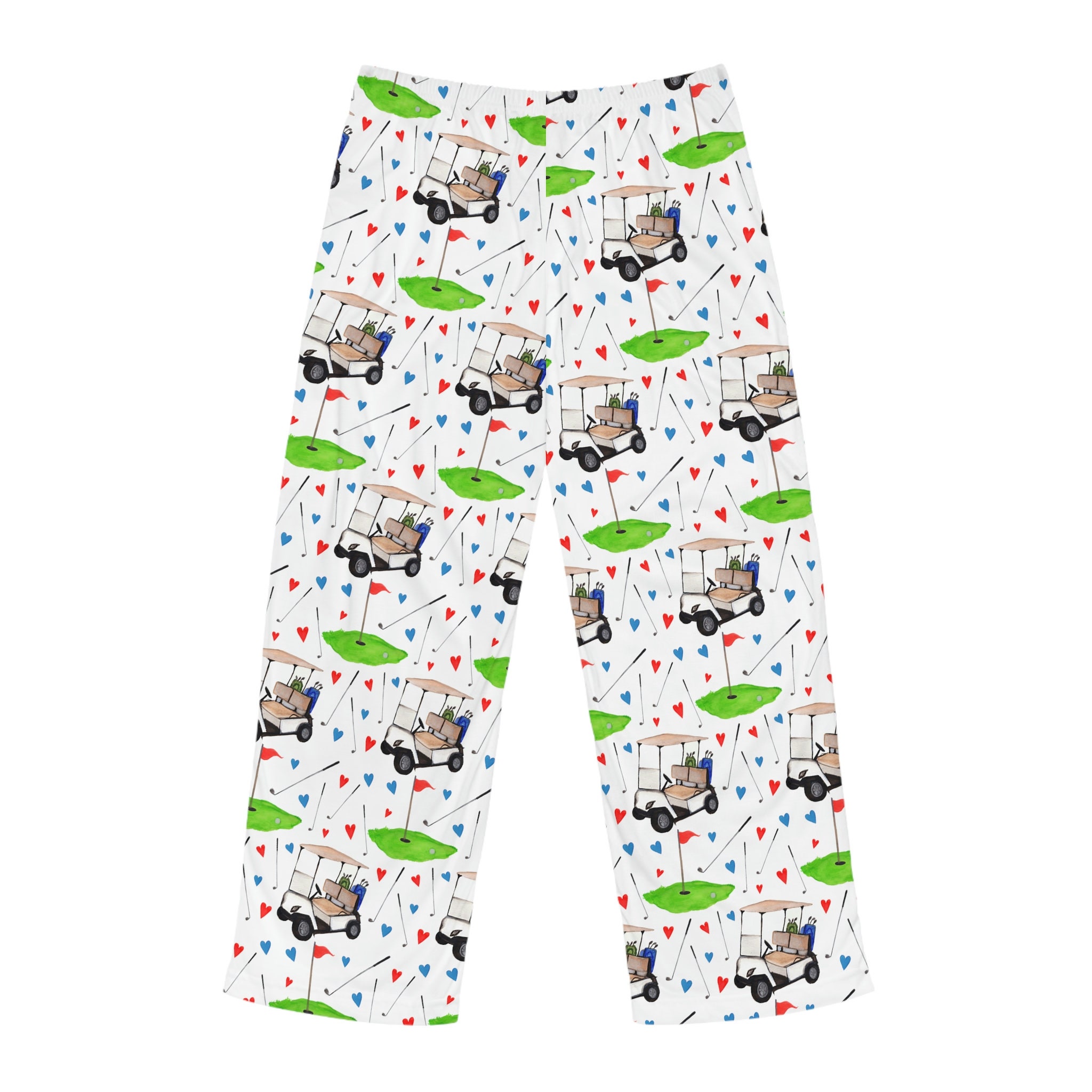 Men's Golf Print Pajamas Golf Theme Pjs for Men / Teen Boys Men's