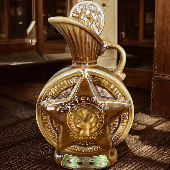 Collectible 1968 Jim Beam Centennial Decanter Bottle - Etsy