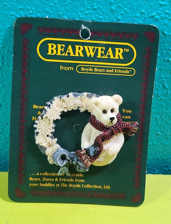 Bearwear Boyds Bears and Friends Bear Pin On Origi