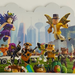 Roblox Birthday Party favors ,Supplies and Gifts 10pcs Party invite
