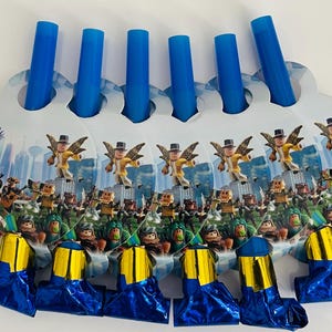 Roblox Birthday Party favors ,Supplies and Gifts 6pcs Blow Out
