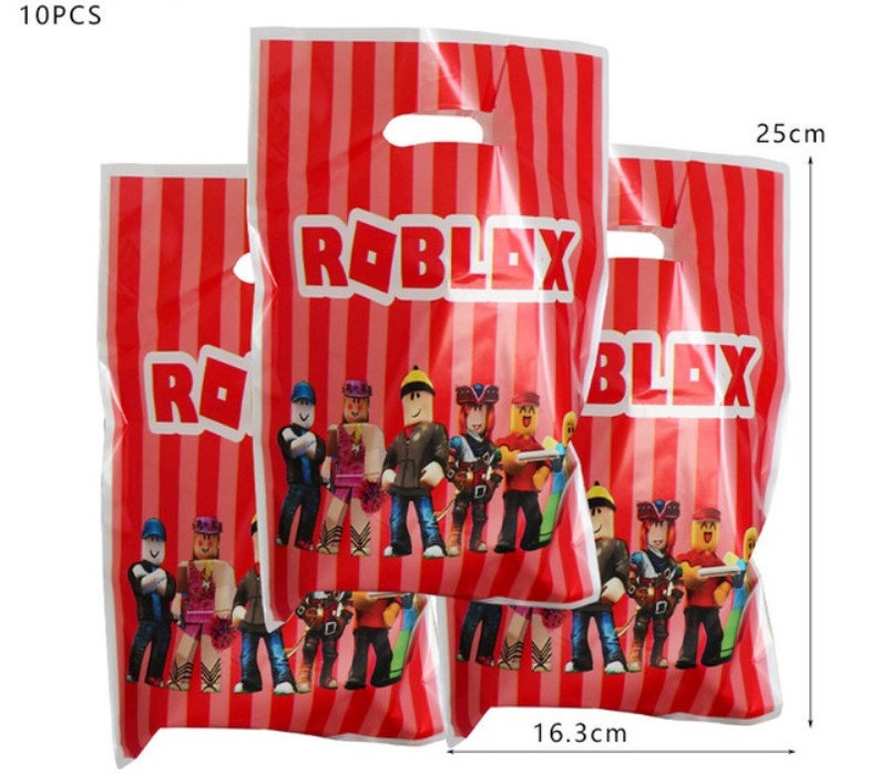 Roblox Party Favors Party Supplies Party Gifts Etsy