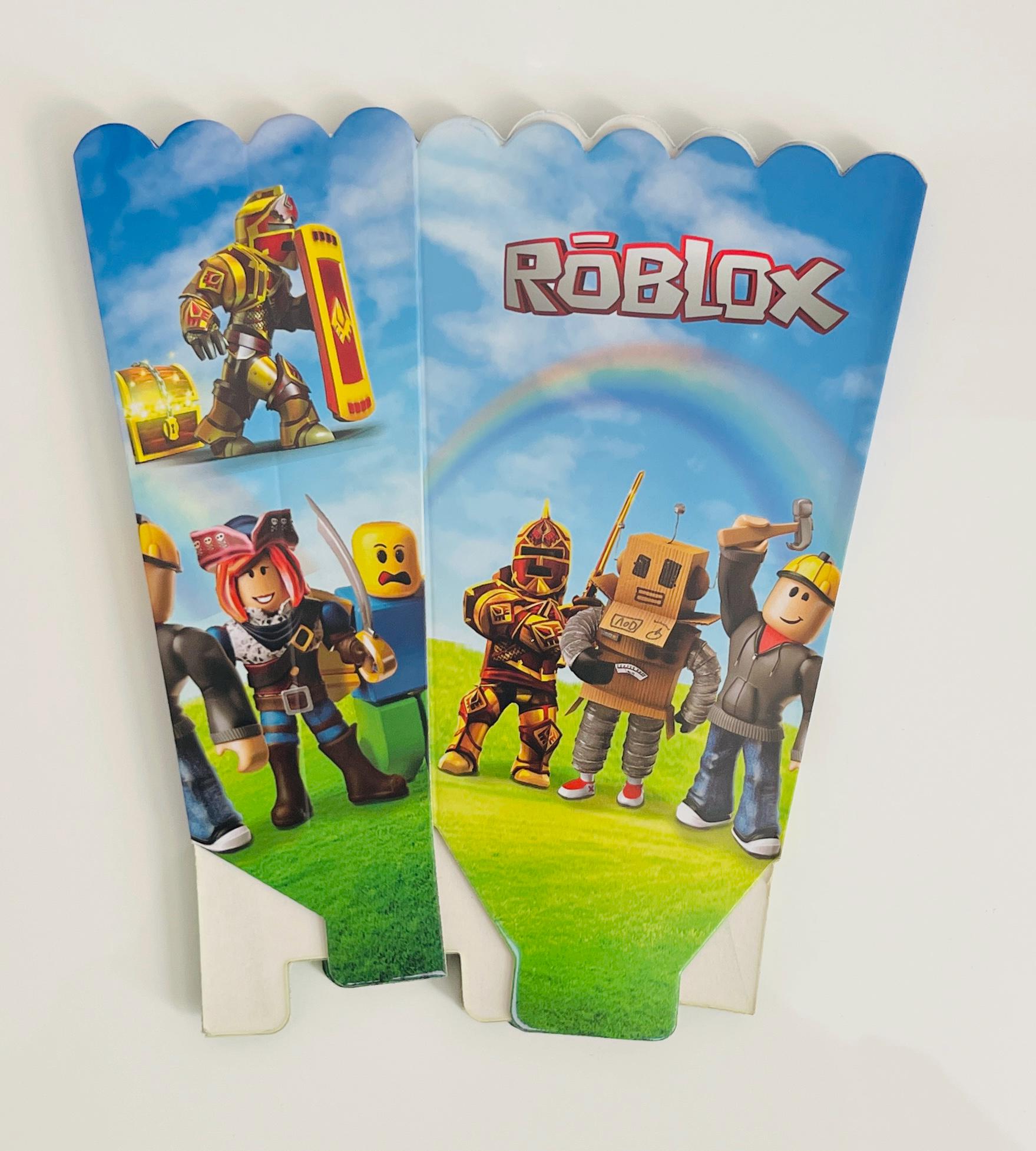 Kit Fête Roblox Pour 10 Enfants – Sacs Cadeaux, Bracelets, Pendentifs, Masques Et Décorations Multicolores