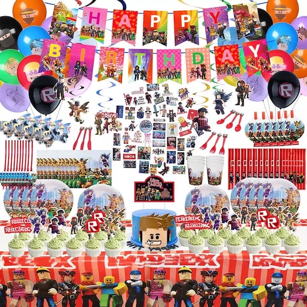 Roblox Party favors| Party supplies| Party Gifts