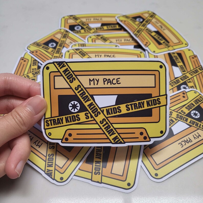 Stray Kids Cassette Tape Stickers My Pace & Case 143 Matte Etsy