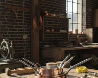 Handmade Moroccan Red Copper Bowls – Hammered Artisan Kitchenware