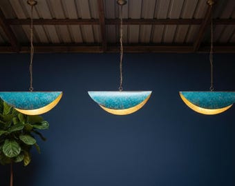 Handmade Moroccan Copper Pendant Light | Kitchen Island Lighting
