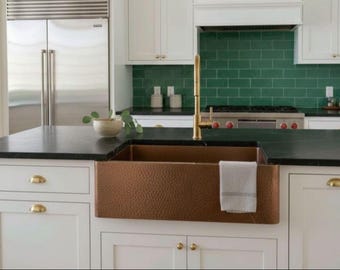 Hand-Hammered Solid Red Copper Masterpiece from Marrakech kech