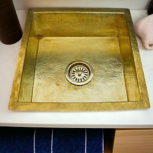 pelvis  Copper Basin Copper Kitchen Sink Marrakech Hammered Sink Copper, Handmade, Moroccan, Kitchen Sink, Hammered, Deep Basin