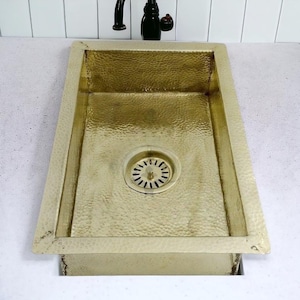 Copper Kitchen Sink Marrakech Hammered Sink Copper, Handmade, Moroccan, Kitchen Sink, Hammered, Deep Basin