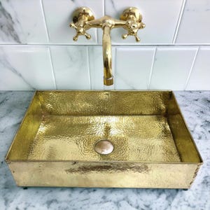 Clear copper basin Kitchen Sink Marrakech Hammered Sink Copper, Handmade, Moroccan, Kitchen Sink, Hammered, Deep Basin