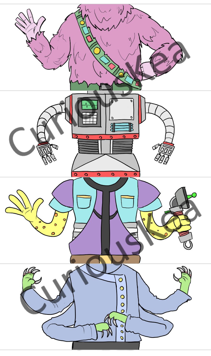 Mix and Match Activity - Silly Aliens Set #2 - Kids Activity ...