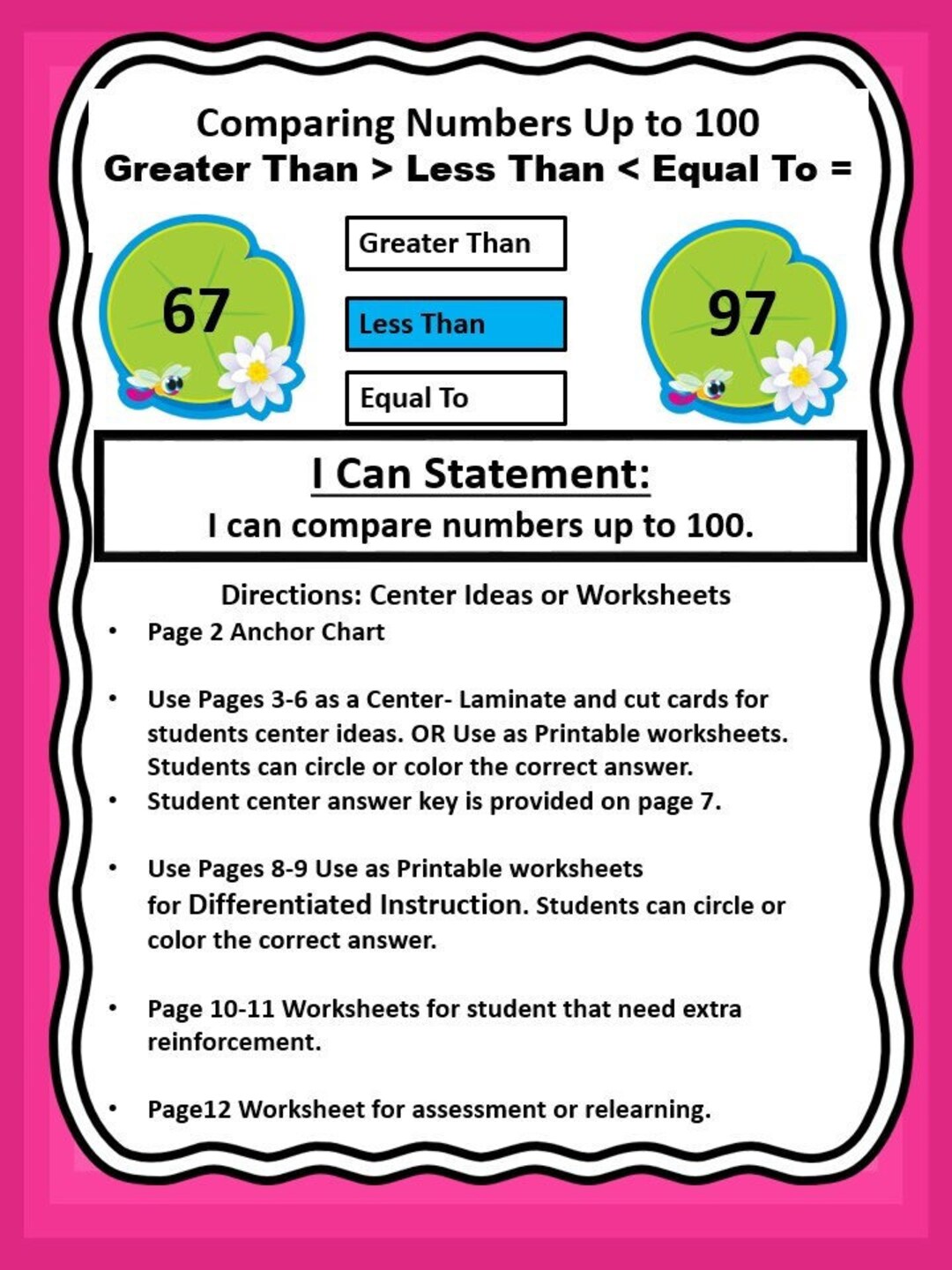Comparing Numbers Greater Than Less Than Equal To lilly Pad Digital comparing-numbers-greater-than-less-than-equal-to-lilly-pad-digital