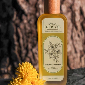 Vegan Body Oil – Naturally Scented, Heal, Protect & Nourish Your Skin | Plant-Based Skincare
