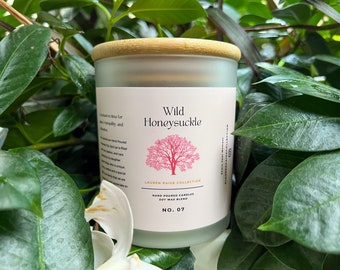 Wildes Geißblatt | Classic-Kollektion | Soja + Kokoswachs | Baumwolldocht | Vegan Kerze | 12 Unze