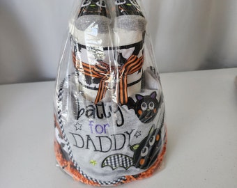 Batty For Daddy Mini Diaper Cake(boy)-Baby Gift/Baby Shower