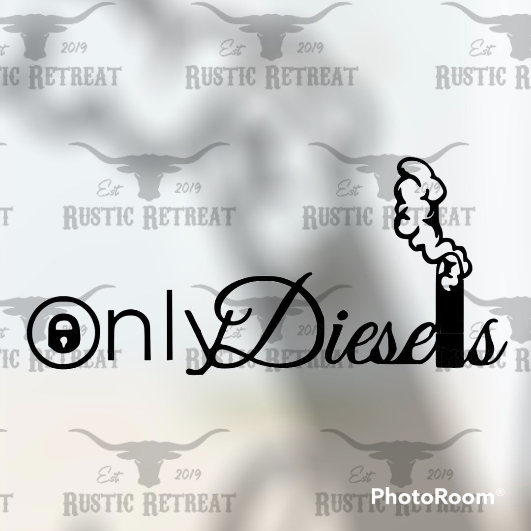Only Diesels Decal Etsy