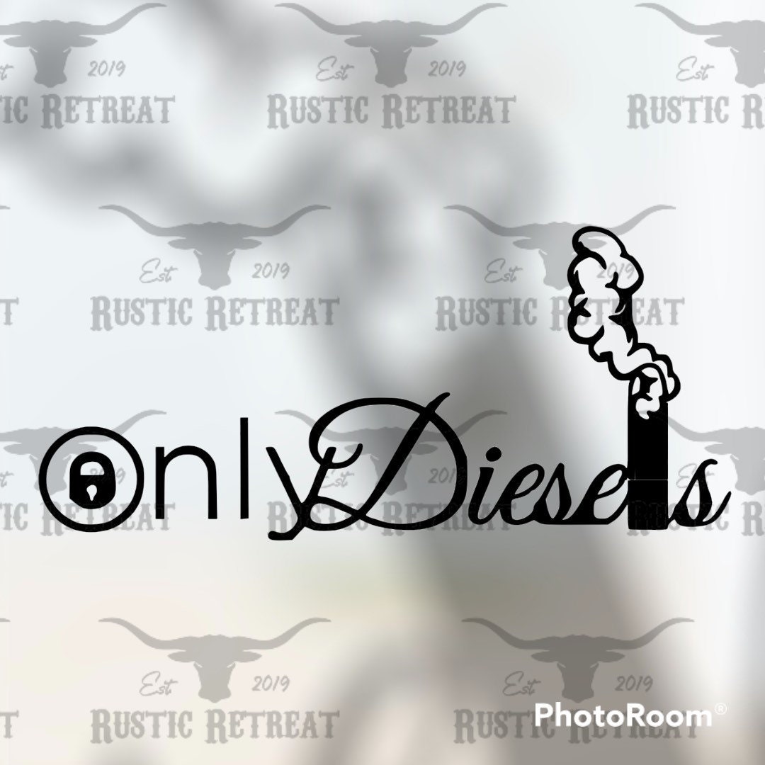 Only Diesels Decal Etsy