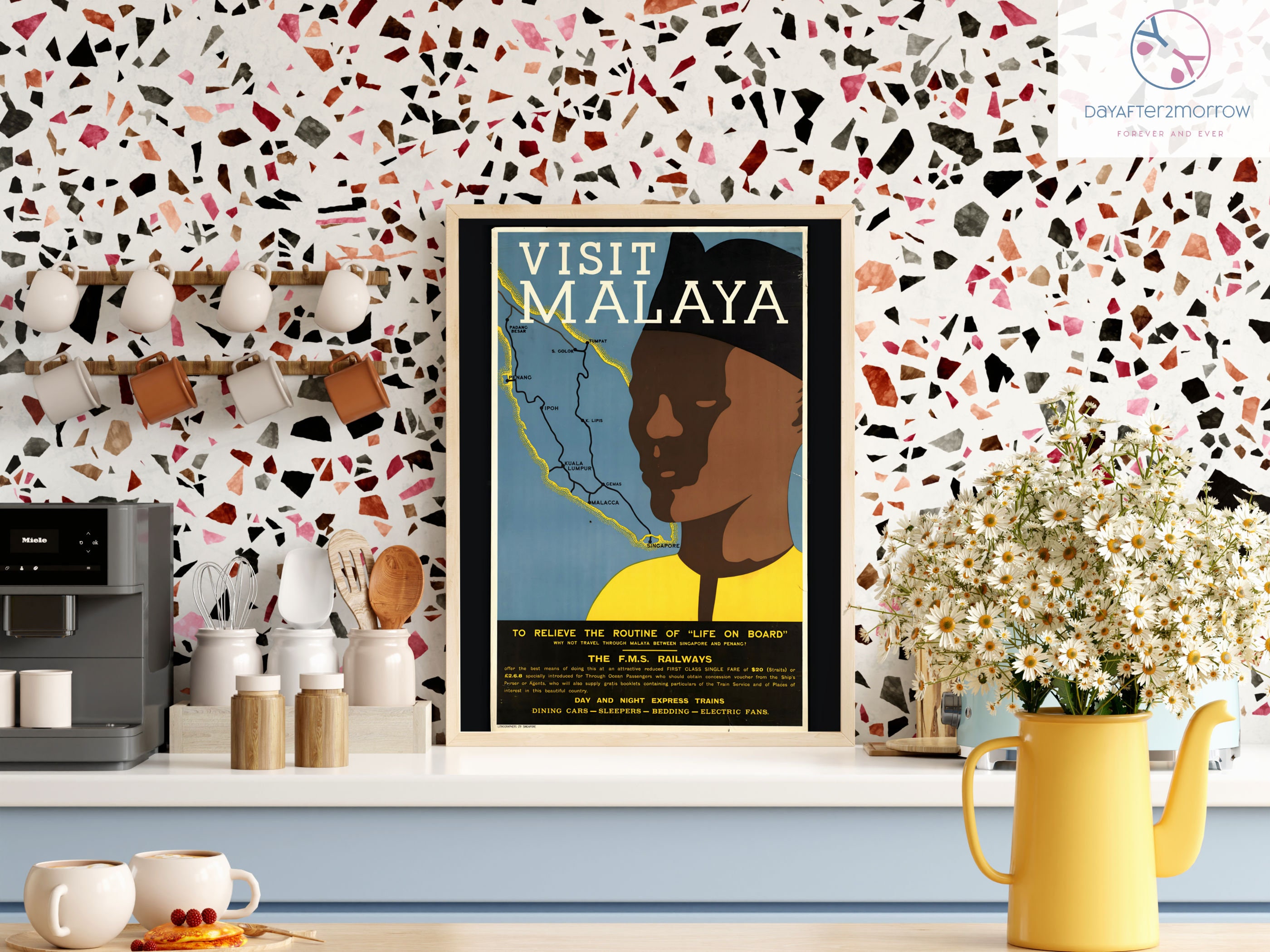 Malaysia Travel Poster Malaysia Art Poster Malaysia Art - Etsy