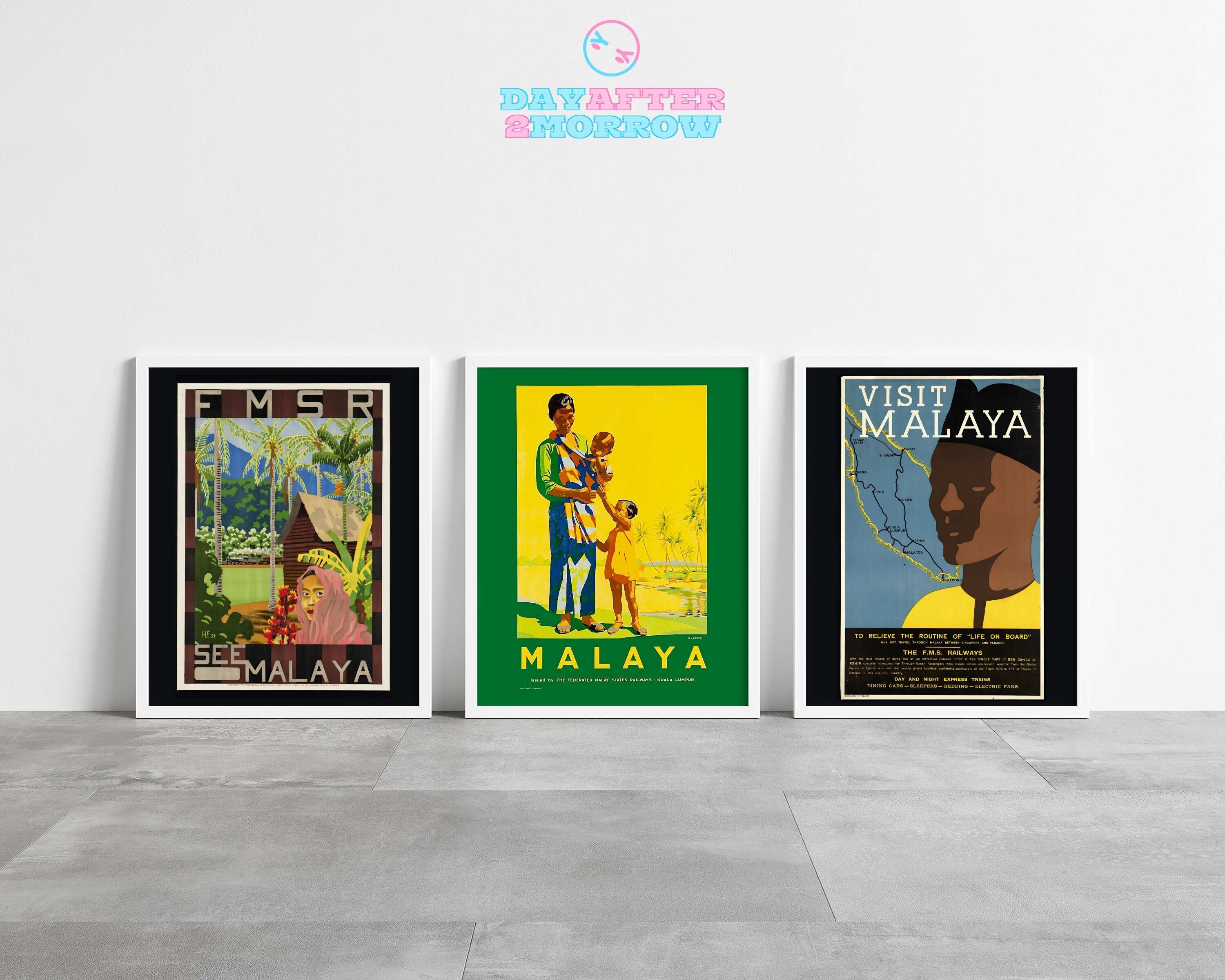 Malaysia Travel Poster Malaysia Art Poster Malaysia Art Travel Malaysia