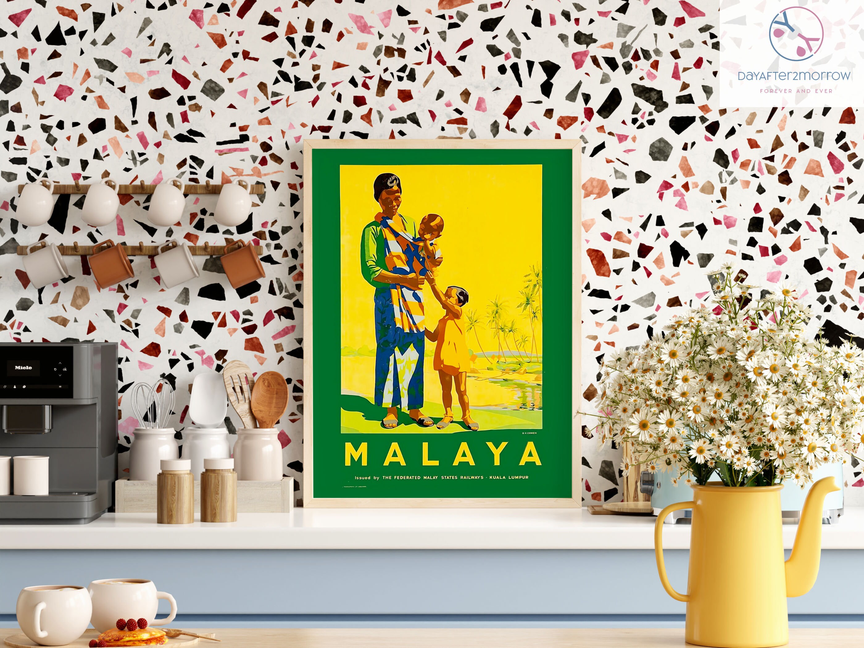 Malaysia Travel Poster Malaysia Art Poster Malaysia Art Travel Malaysia