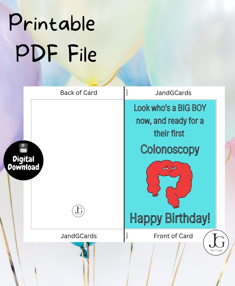 Printable Funny Birthday Card for Him Happy Birthday Digital - Etsy