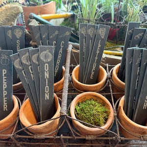 Slate Garden Markers