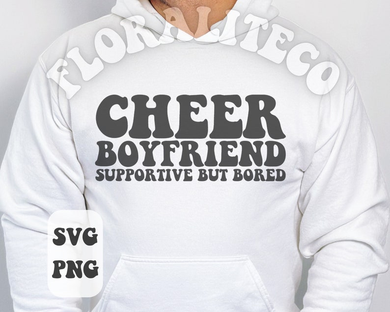 Cheer Boyfriend Svg, Cheer Bf Svg, Funny Cheer Svg, Cheerleader Svg
