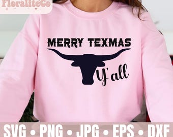 Merry Texmas SVG, Christmas SVG, Merry Texmas, Texas SVG, Christmas decor, Santa png, Western Christmas svg, Cowboy svg, Digital Download