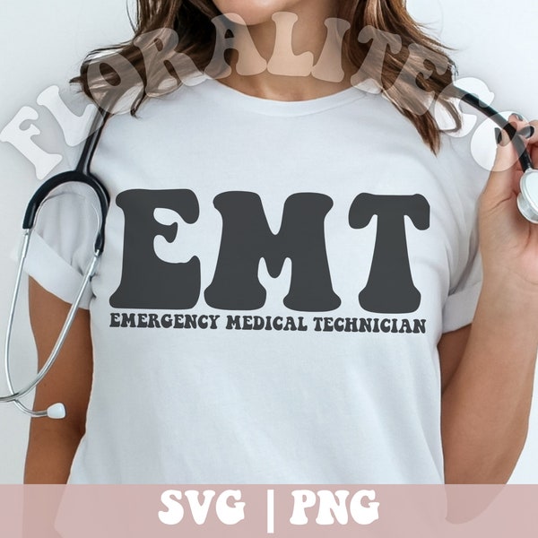 Paramedic Svg, EMT svg png, Paramedic T-Shirt Svg, Hospital Svg, Emergency Svg, Medical Svg, Nurse Life Svg, Groovy Text Svg, Digital File