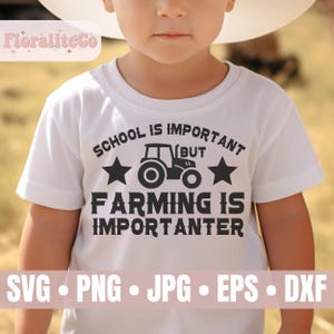 L'agricoltura è importante, vita in fattoria Svg, citazioni sulla fattoria Svg, maglietta per bambini della fattoria, contadino divertente Svg, agricoltura Svg, ragazzo della fattoria Svg, trattore Png, digitale
