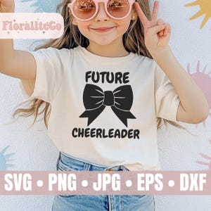 Future Cheerleader Svg, Baby Cheerleader Svg, Cheerleading Svg, Cheer svg, Sports Baby Clipart, Baby Onesie Design, Digital Download, Png