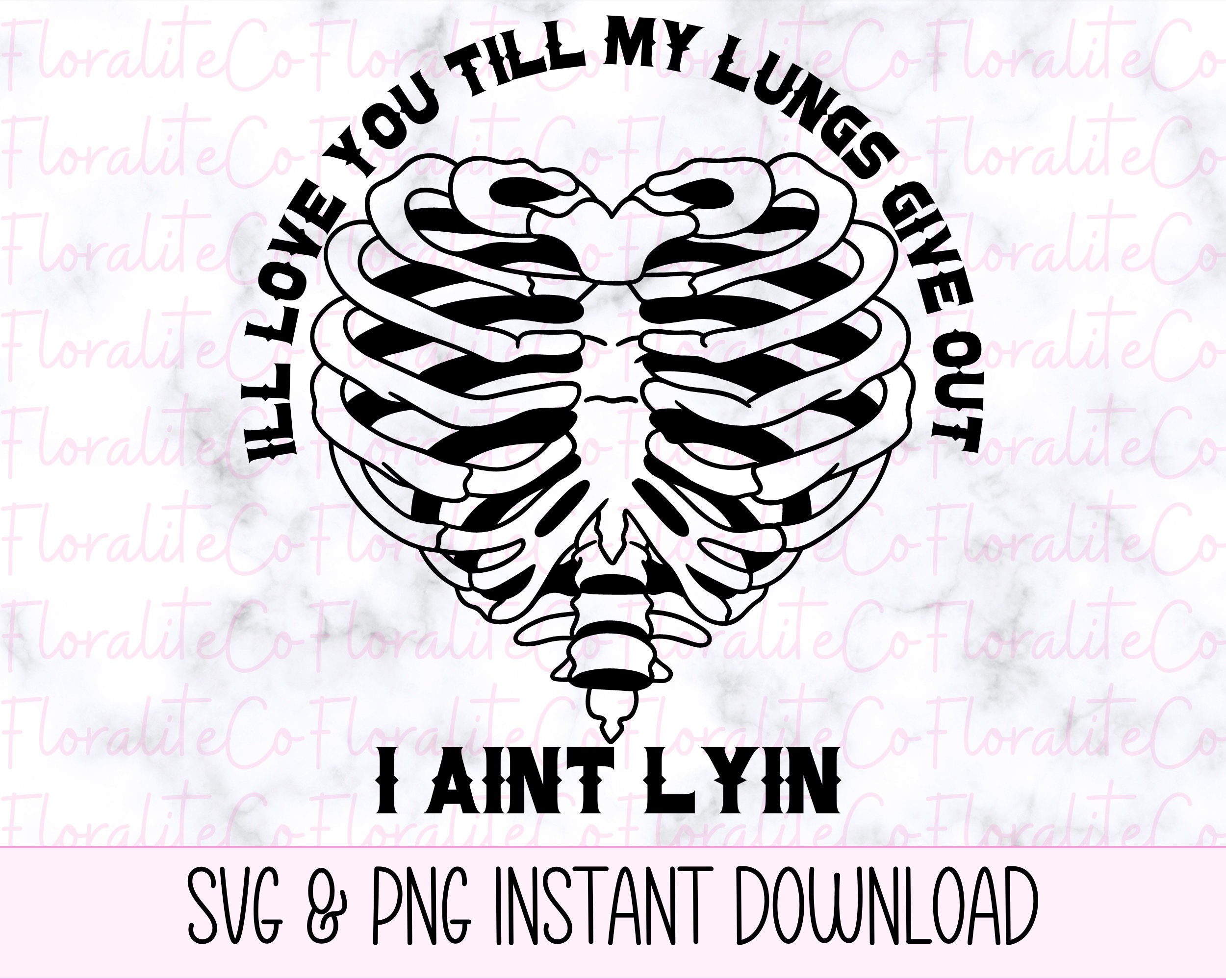 I'll Love You Til My Lungs Give Out Svg All Your'n Etsy Canada