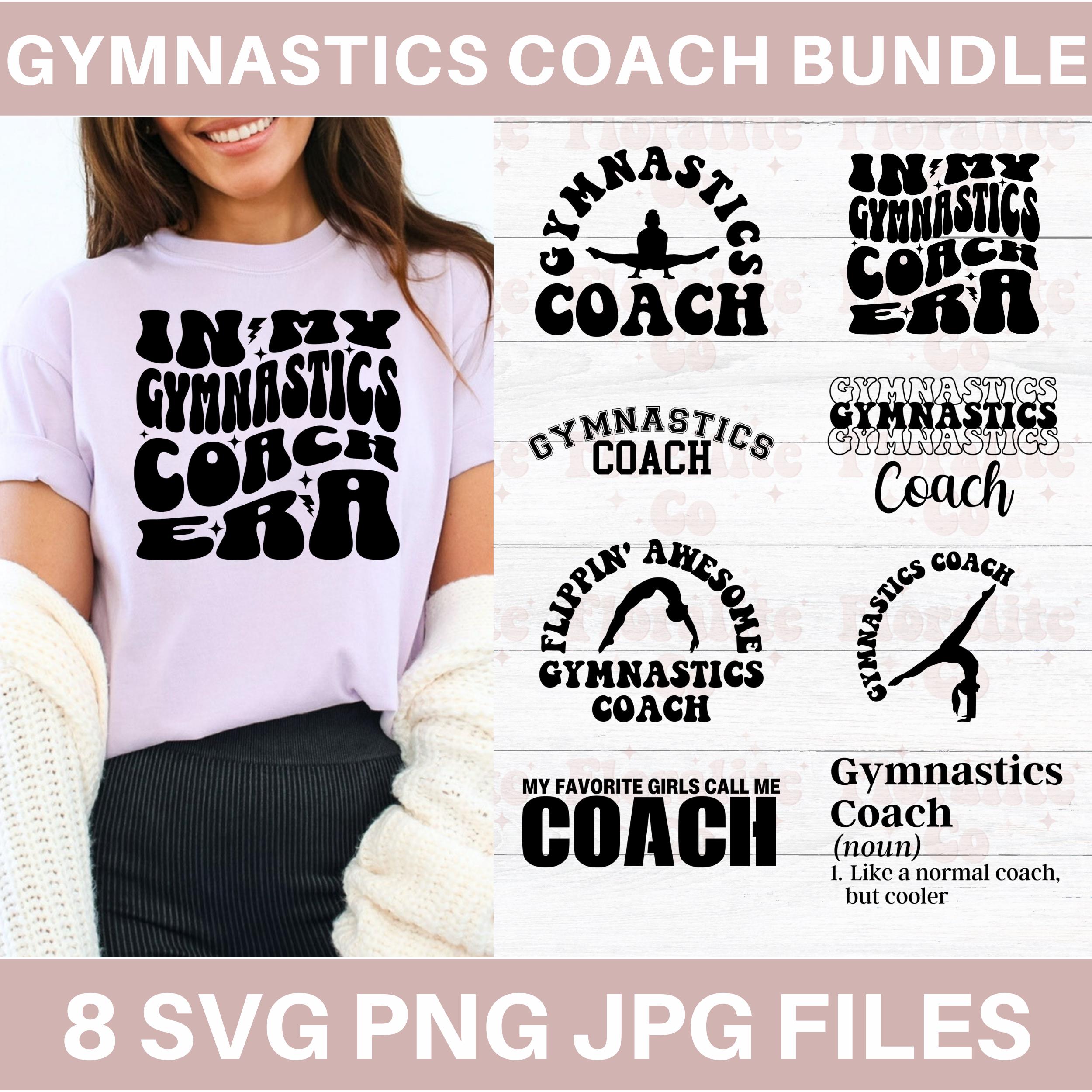 Gymnastik Trainer SVG PNG Bundle, Gymnast Zitate Schnittdatei, lustige Gymnastik Shirt Design, Geschenk für Trainer, Silhouette, Tumbling svg, Digital