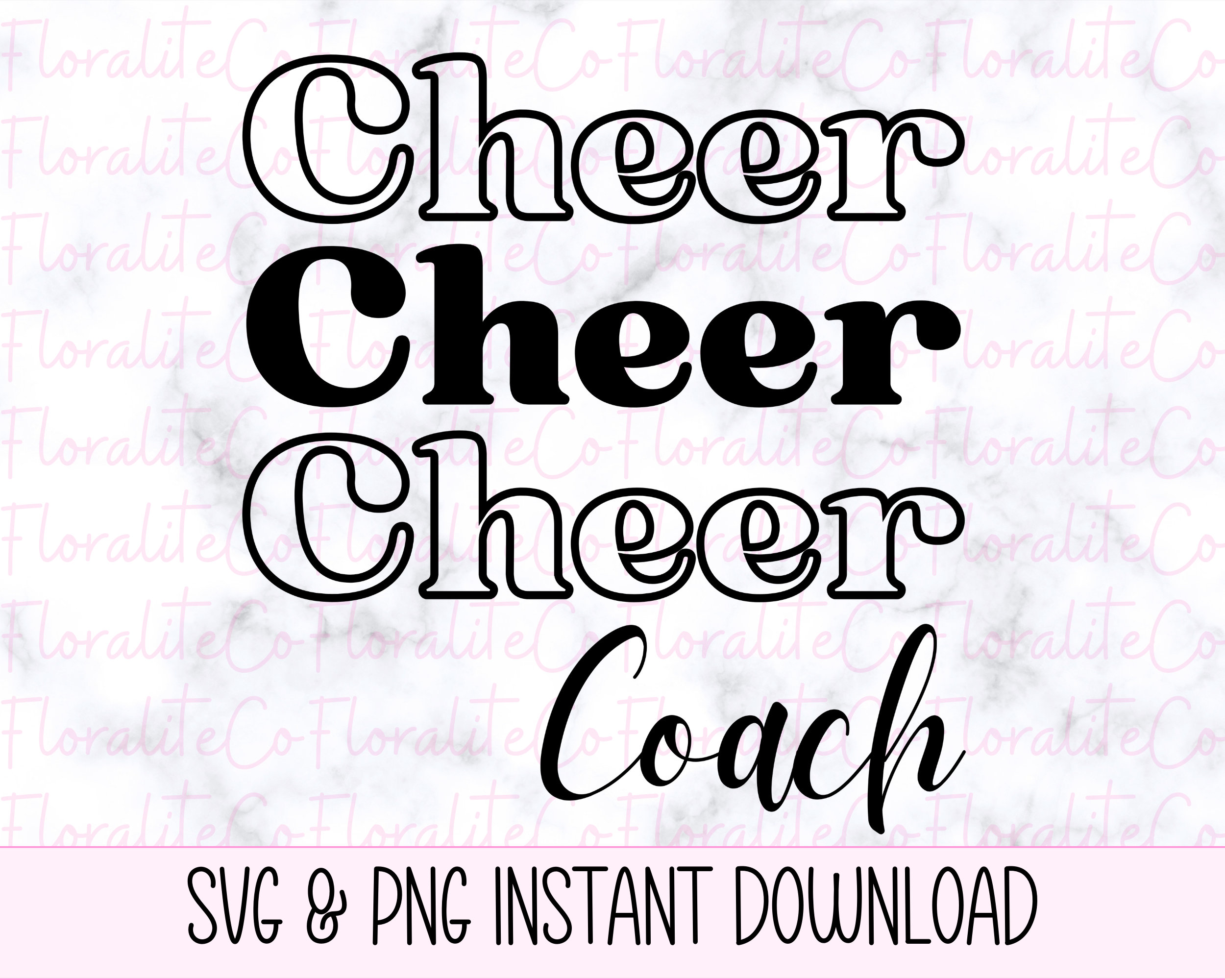 Cheer Coach SVG Cheerleader Coach SVG Cheer Coach Shirt SVG Etsy