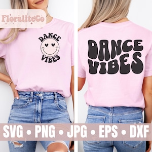 Dance Vibes SVG, Retro Dance SVG, Dance Mom SVG, Dancer Svg, Dance Mom Shirt Svg, Ballet Svg, Dance Teacher Svg, Digital, Dance Png, Pocket