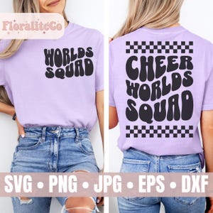 Worlds Squad svg, Summit Bound 2025 svg, Cheer Worlds Shirt, Cheerleading Svg, Cheer Silhouette, cheer team svg, Cut File, Cheer Competition
