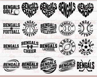 Pacote de Mascotes SVG dos Bengals, B Bengals svg, Mascote dos Bengals svg, Animação dos Bengals svg, Vibrações dos Bengals, Espírito Escolar, Futebol Americano, Esporte dos Bengals png