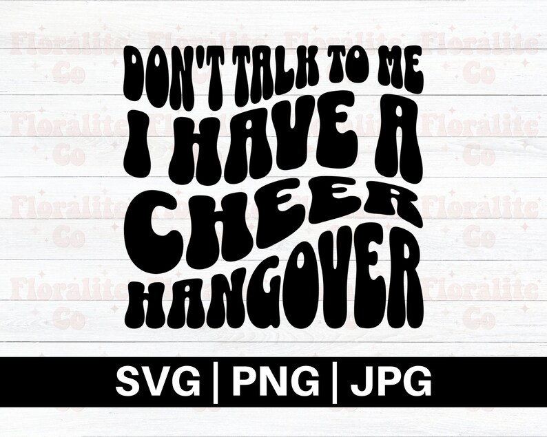 Cheer Competition Hangover Png Svg, Cheerleader Png Svg, Cheer Vibes, Game Day, Competition Cut File For Shirt, Mug, Cutting, Pocket Design image 2