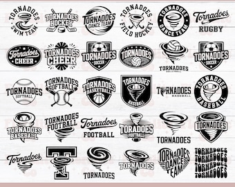 Tornadoes Mascot svg Bundle, Tornado png, Tornadoes School Design, Cheer Cut File, Football Team, Volleyball, Softball, School Pride